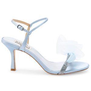 BADGLEY MISCHKA - Ankle Strap Sandal Pumps with Crystals BRAND NEW!!!